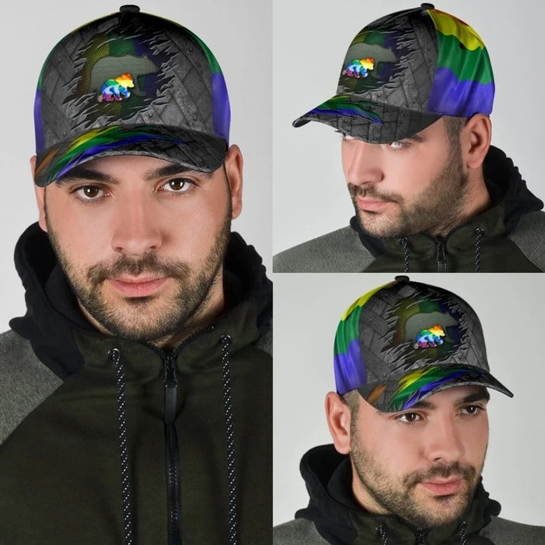 Pride Cap For Gay Friend, Gift For Lesbian Friends, Lgbt Printing Baseball Cap Hat You'll Never Walk Alone Hat