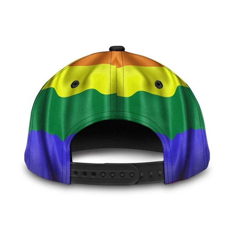 Pride Cap For Gay Friend, Gift For Lesbian Friends, Lgbt Printing Baseball Cap Hat You'll Never Walk Alone Hat