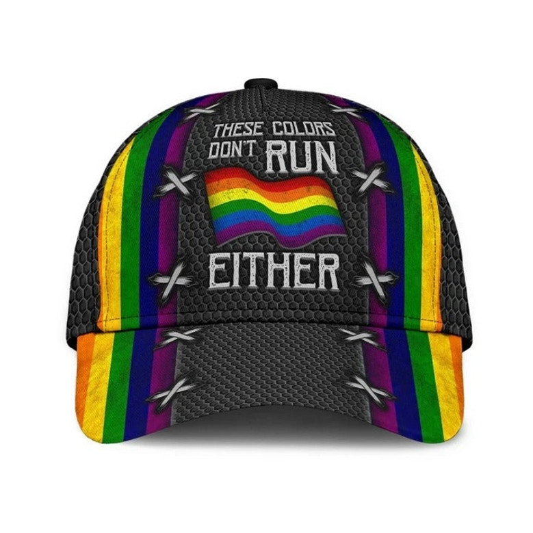 Retro LGBT Pride Classic Cap, Love Is Love Printing Baseball Cap Hat, Gay Pride Accessories Hat
