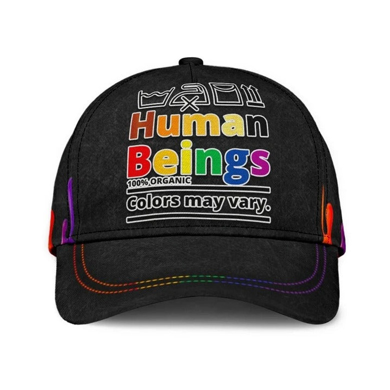 Retro LGBT Pride Classic Cap, Love Is Love Printing Baseball Cap Hat, Gay Pride Accessories Hat