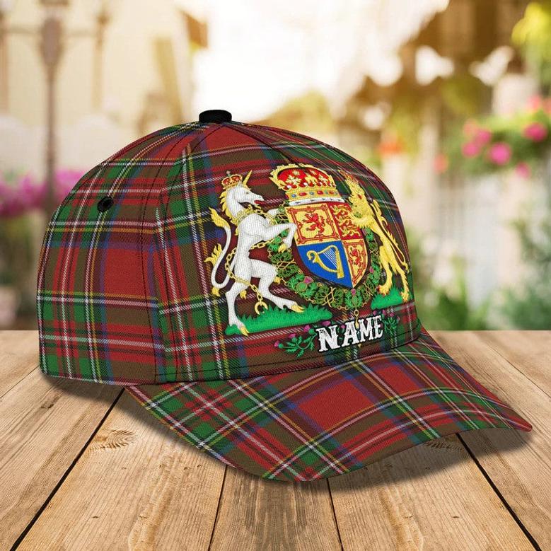 Scotland Pride Personalized Name Cap for Scotland Human, Scotland Pride Hat for Man and Women Hat