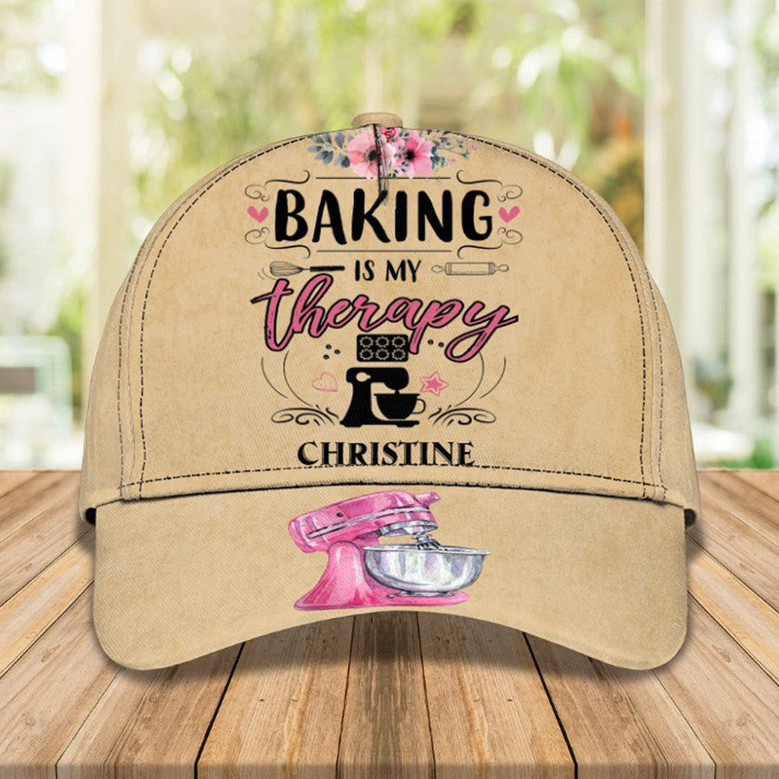 Personalized Baking Cap for Mom, Baking Hat for Her Birthday Gift for Baking Lover Hat