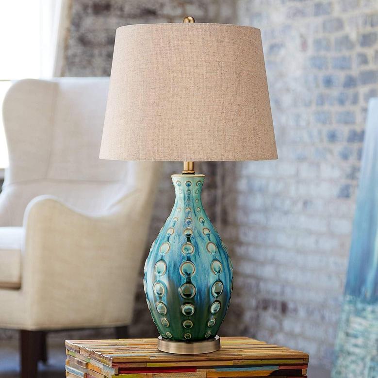 Table Lamp Ceramic, Living Room Bedroom Decor, Mid Century Style