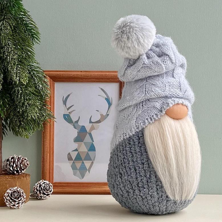Christmas Gnome, Scandinavian Gnome With Hat, Hygge Gnome