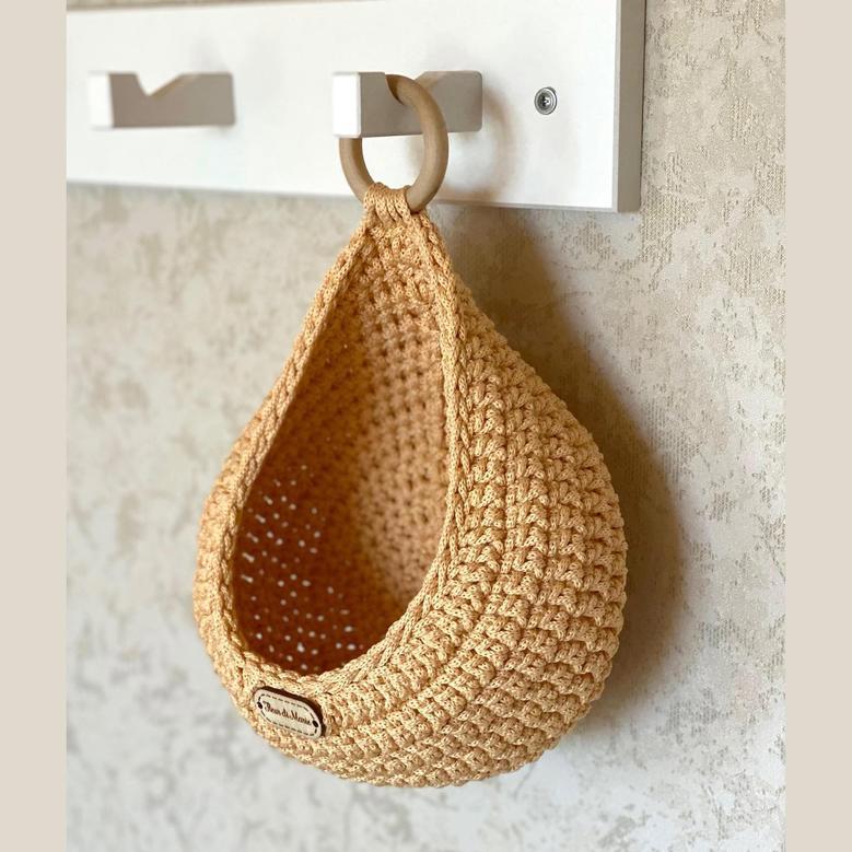 Large Wall Hanging Basket, Vegetable Storage Hanging Basket, Hanging Planter Basket, Hanging Fruit Basket Waterproof