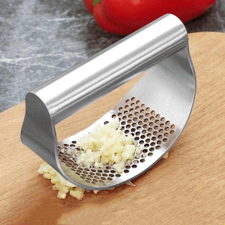 New Stainless Steel Garlic Press