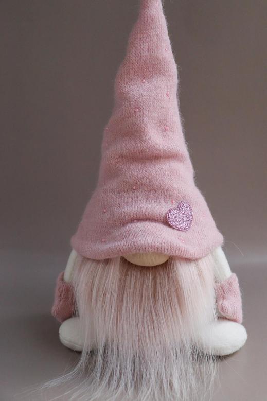 Pink Gnome, Tired Tray Home Decor, Christmas Gnome, Valentine Gnome