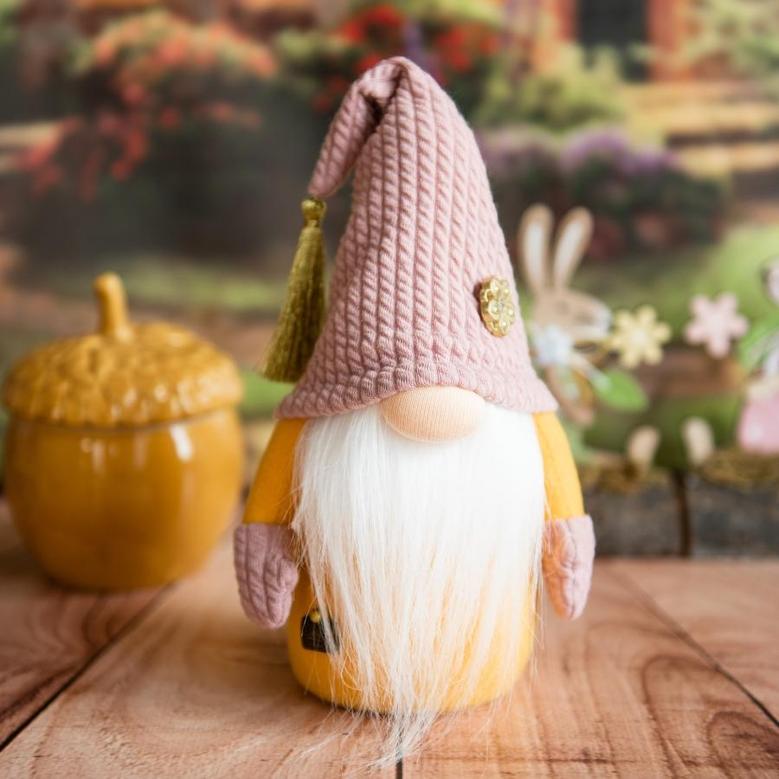 Yellow Scandinavian Gnome, Souvenirs For A Meeting Of Relatives, Gifts For New Settlers