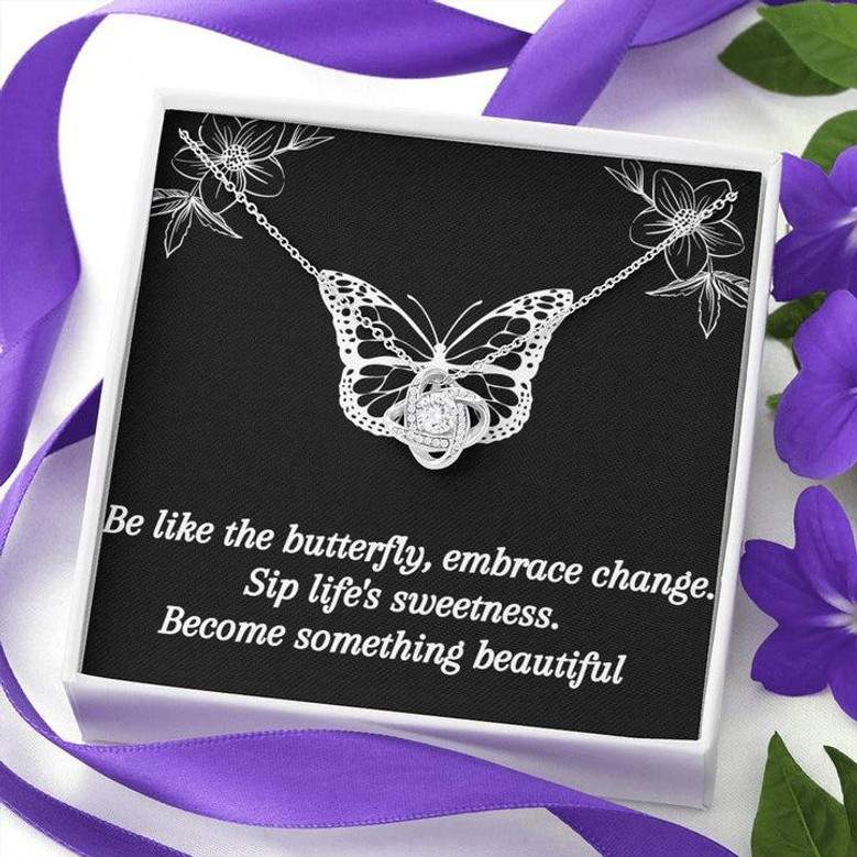 Be Like The Butterfly - Love Knot Necklace