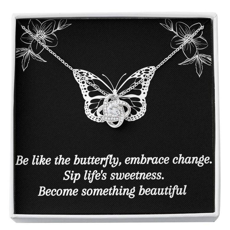 Be Like The Butterfly - Love Knot Necklace