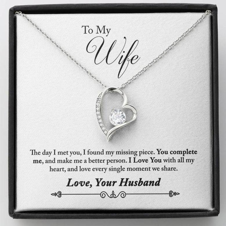 Beautiful Love Knot Necklace For Wife, Anniversary, Birthday, Christmas Gift For Wife From Husband, Romantic Gift For Wife