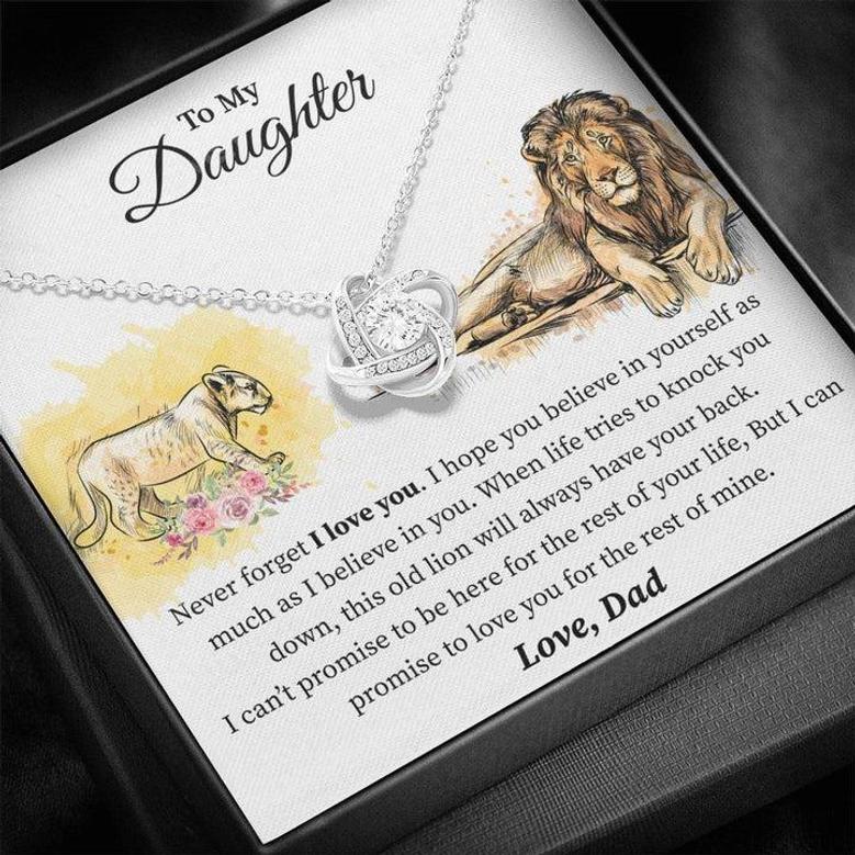 From Dad To Daughter - Love Knot Necklace