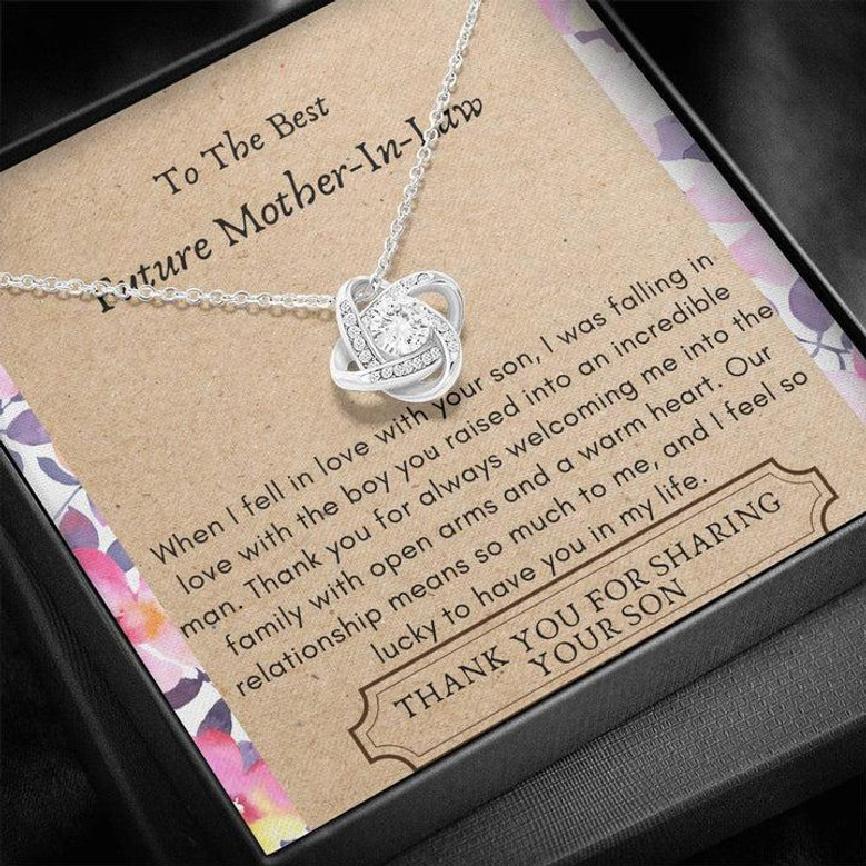 Future Mother In Law - Raised Incredible Man Love Knot Necklace