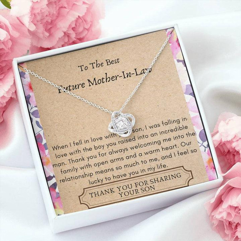 Future Mother In Law - Raised Incredible Man Love Knot Necklace