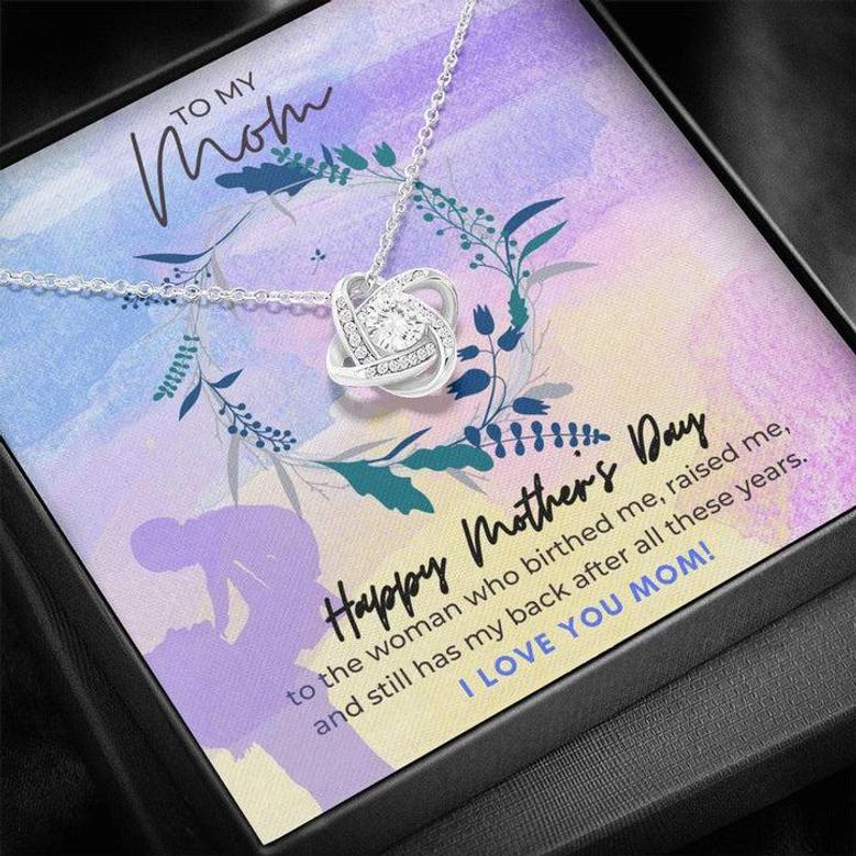 Gorgeous Gift For Mom - Mother's Day Love Knot Necklace