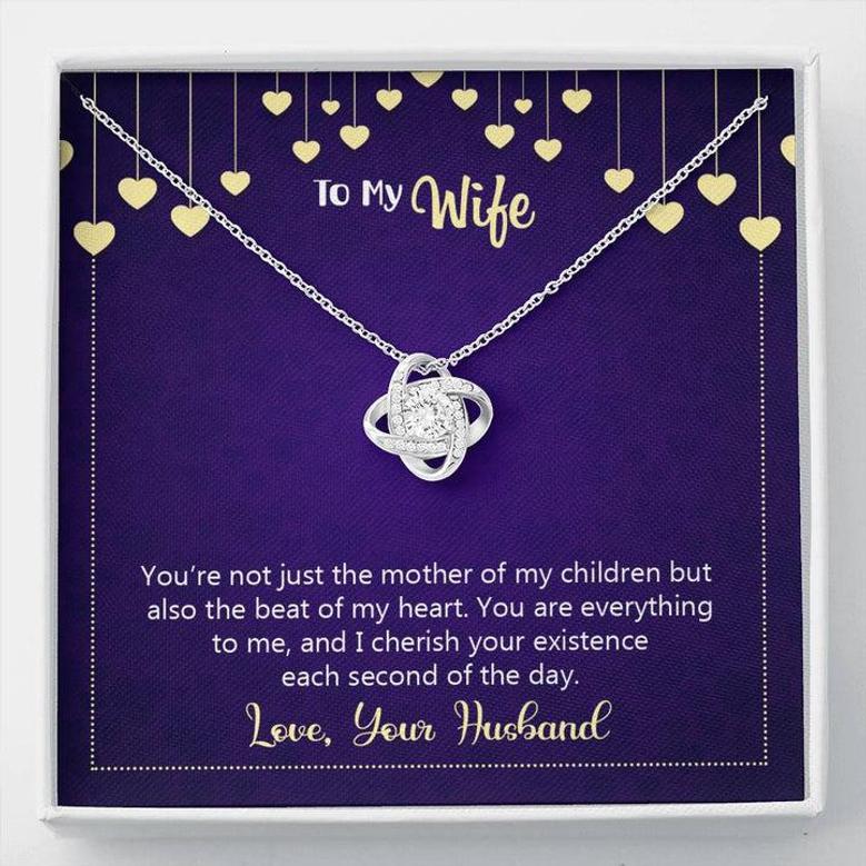 Happy Anniversary - You're Not Just The Mother Of My Children - Love Knot Necklace