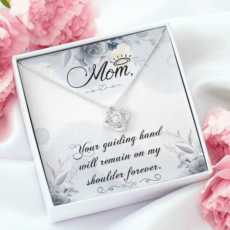 Mom Your Guiding Hand - Love Knot Necklace