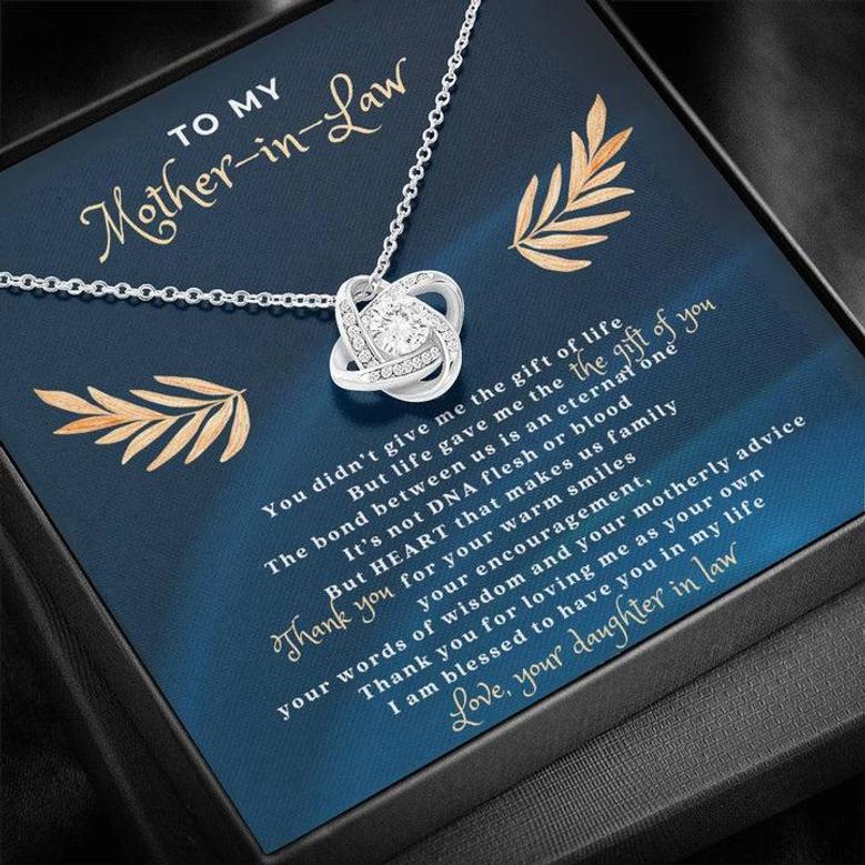 Mother In Law Love Knot Necklace