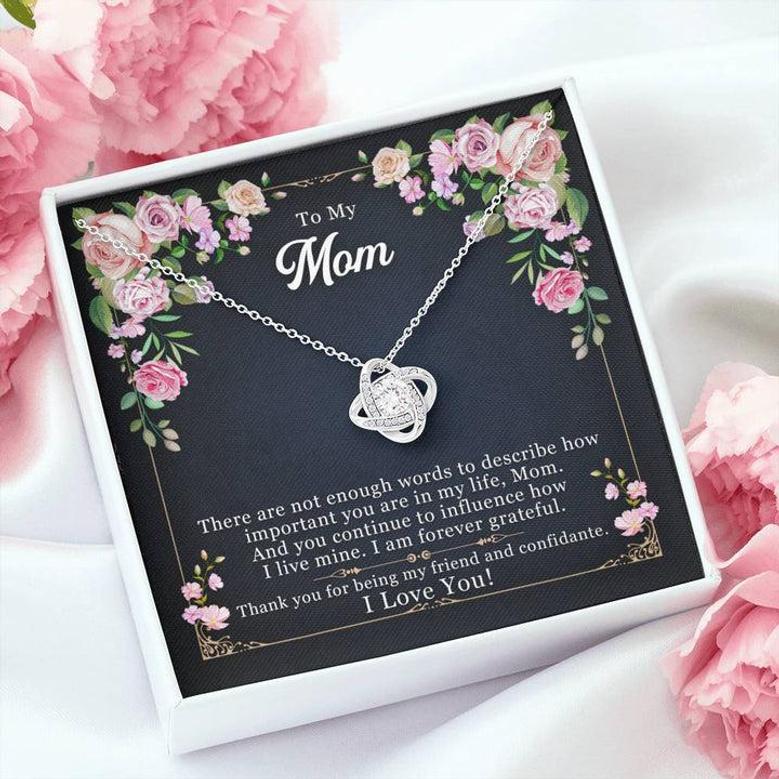 Love Knot Necklace | Personalized Gift For Your Loving Mom