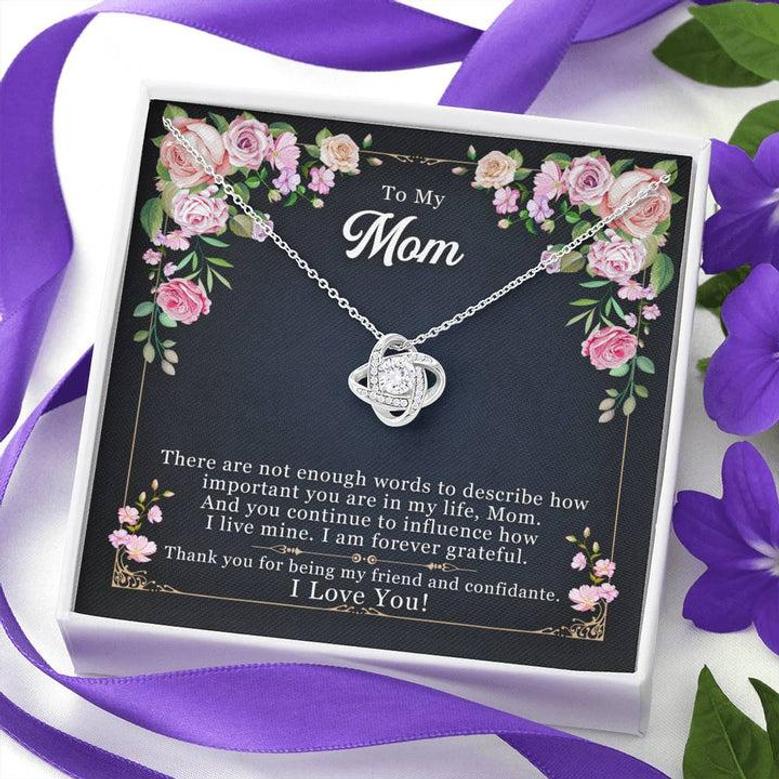 Love Knot Necklace | Personalized Gift For Your Loving Mom