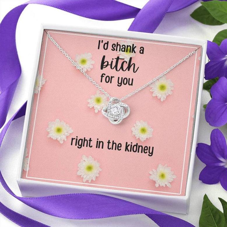 Right In The Kidney - Love Knot Necklace
