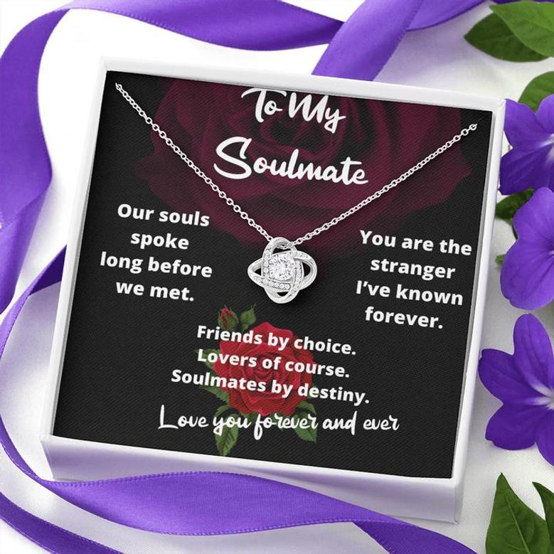 Soulmates Forever Love Knot Necklace