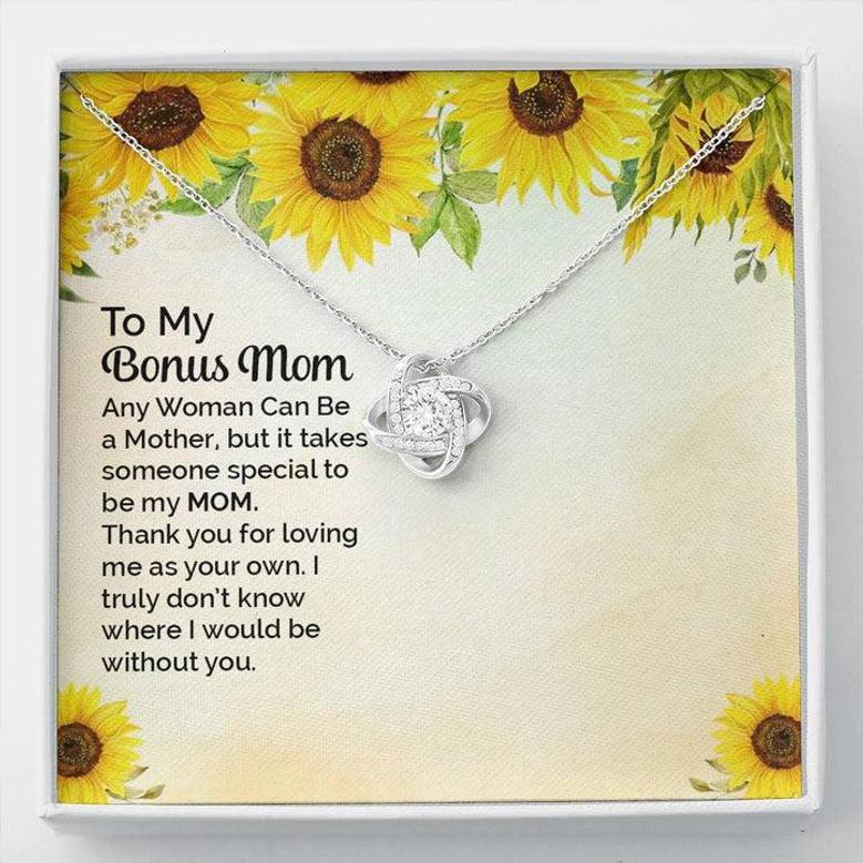 To My Bonus Mom - Love Knot Necklace