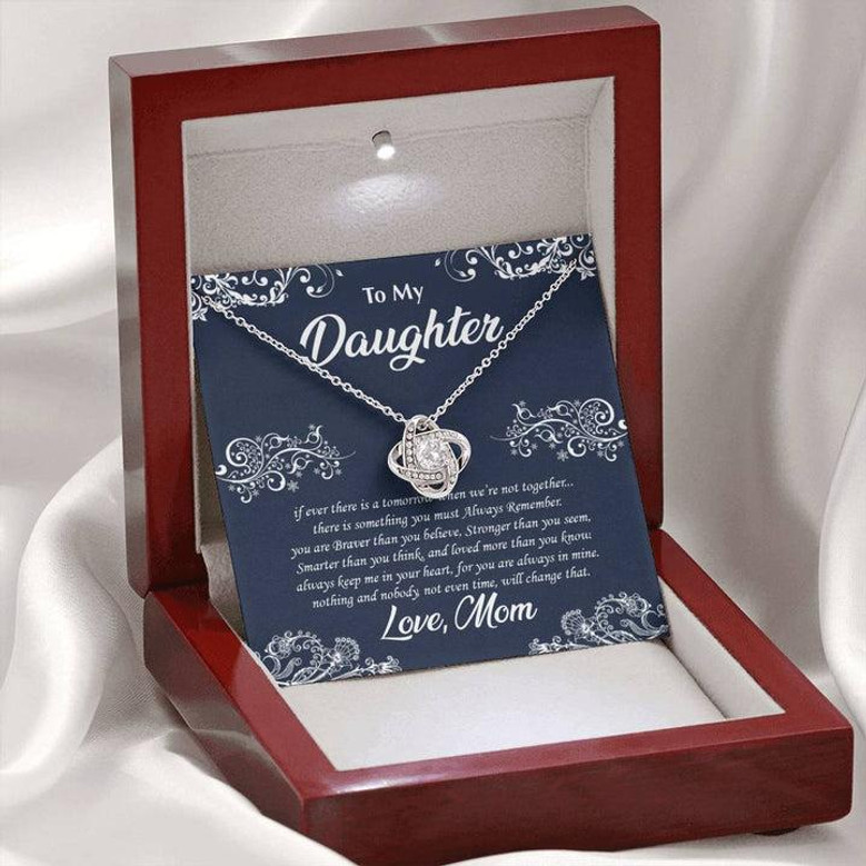 To My Daughter - Love Knot Necklace