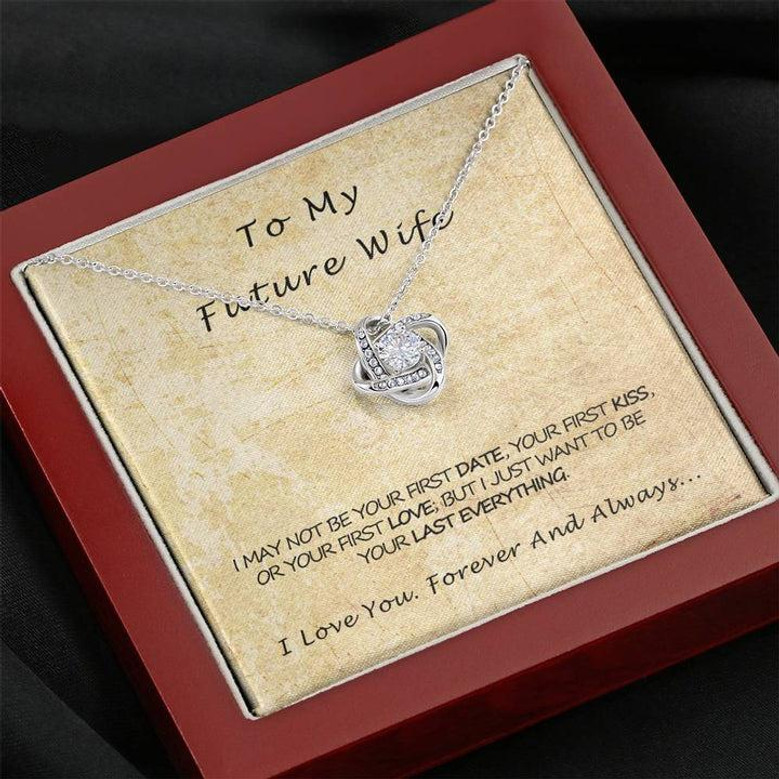 To My Future Wife Love Knot Necklace