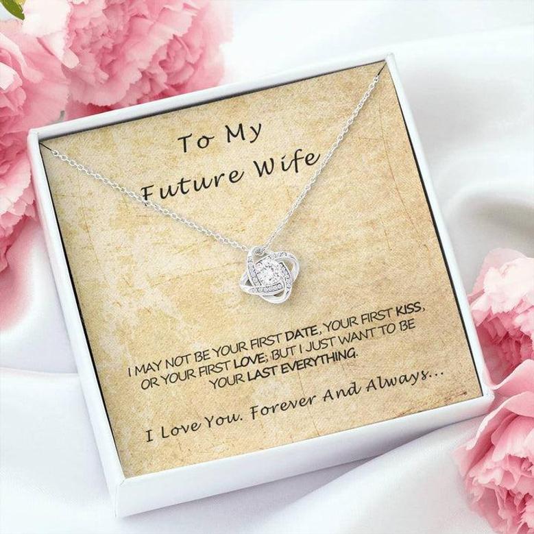 To My Future Wife Love Knot Necklace