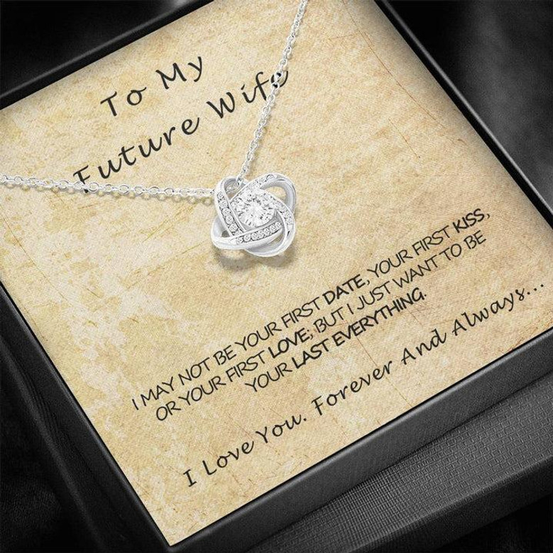 To My Future Wife Love Knot Necklace