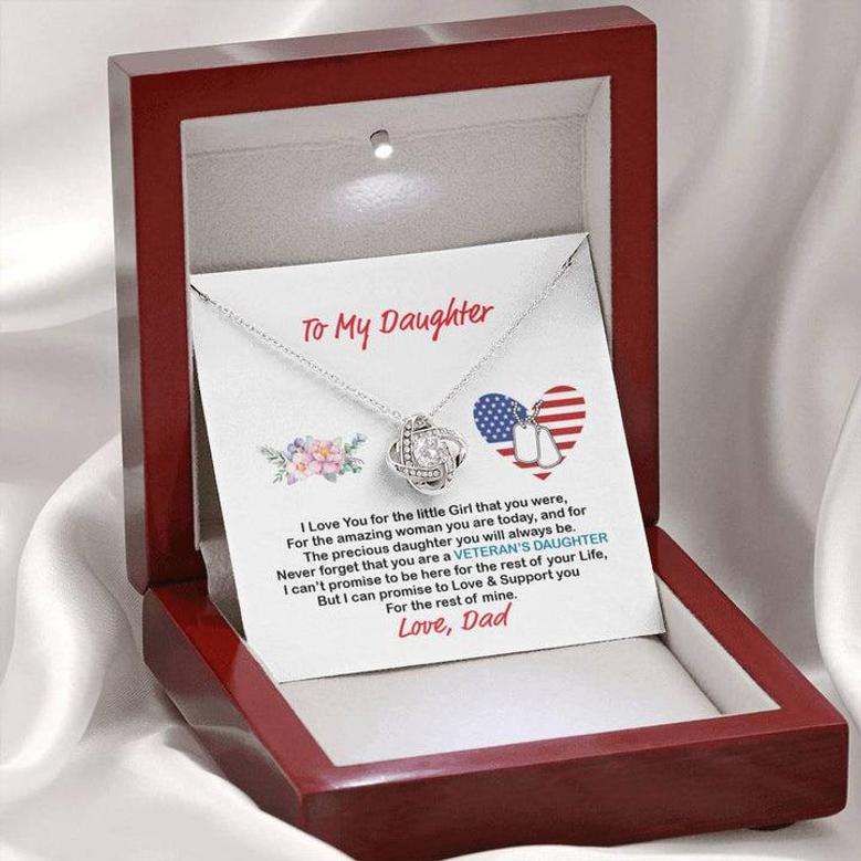 Veteran's Daughter - Love Knot Necklace