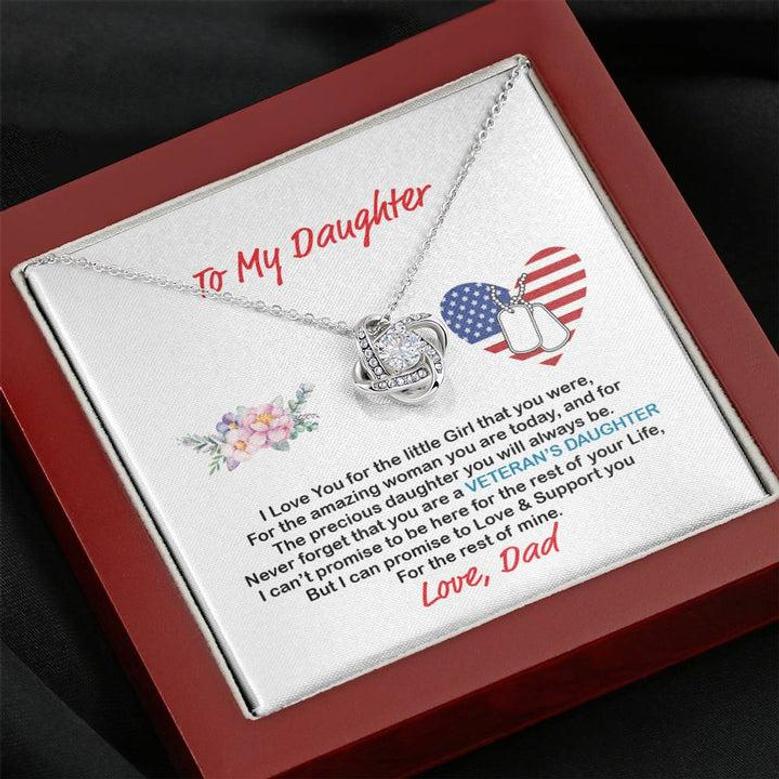Veteran's Daughter - Love Knot Necklace