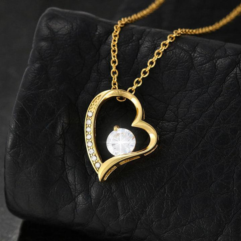 18K Gold Finish Forever Love Necklace