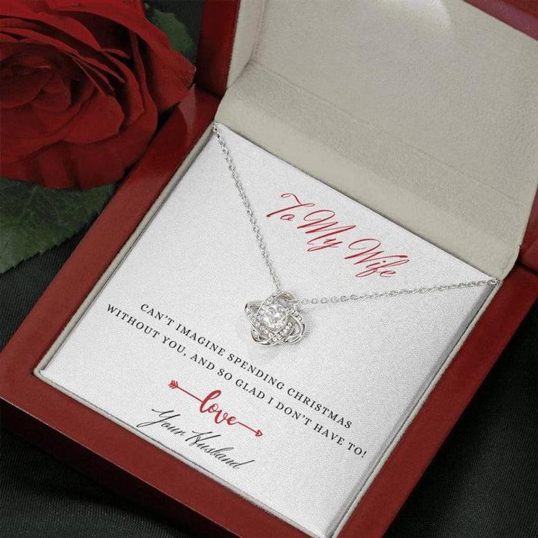A Symbol Of Eternal Love, The Love Knot Necklace, A Christmas Gift For Every Wife