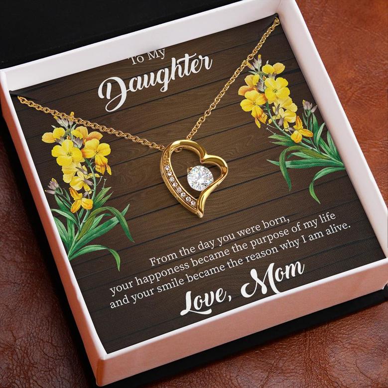 To My Daughter, Daughter Gift from Mom, Wood Theme, Daughter Birthday Gift, Christmas Gift for Her