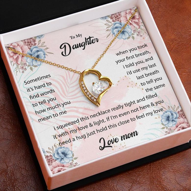 To My Daughter, Daughter Gift from Mom, Flower Theme, Daughter Birthday Gift, Christmas Gift for Her