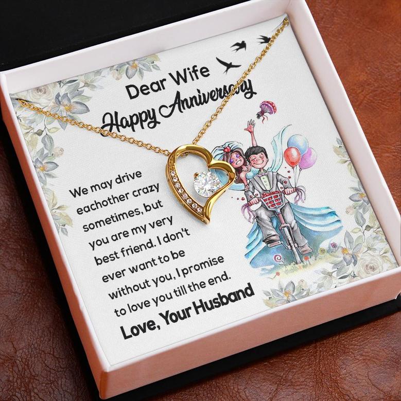 Gift For Wife, Happy Anniversary Husband And Wife, Couple, Wedding Birthday For Wife, From Husband