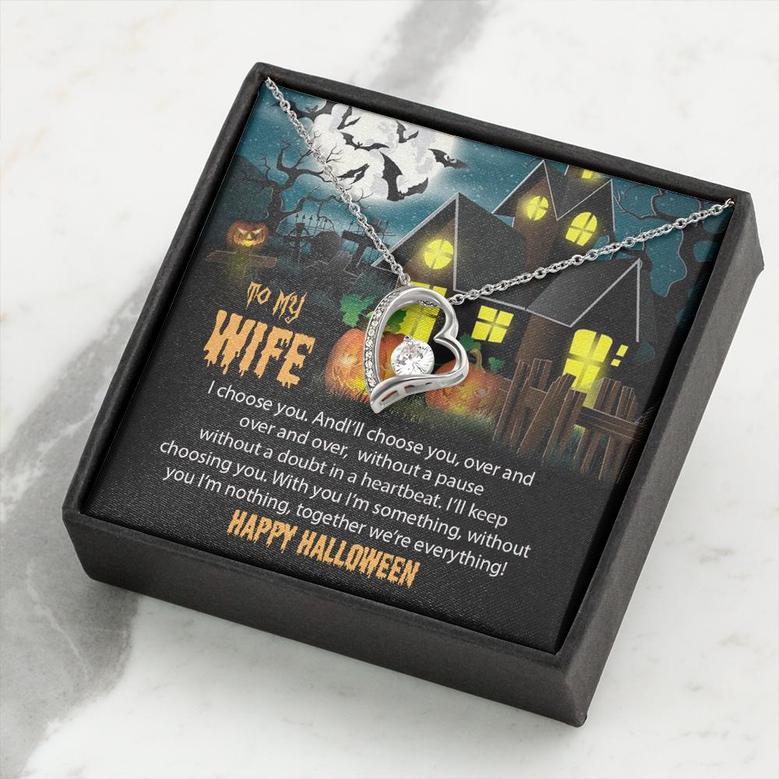 Gift For Wife On Halloween, To My Wife, I Choose You Over And Over, Husband and Wife, Funny Halloween