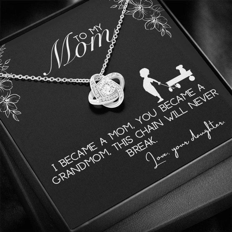 Love Knot Necklace For The Best Grandma Ever!