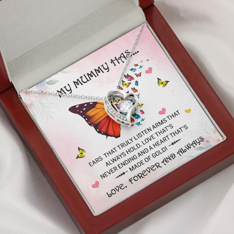Gift For Memorial Mom, Butterflies Love Forever And Always, In Loving Memorial Gifts, Mom Birthday Gift