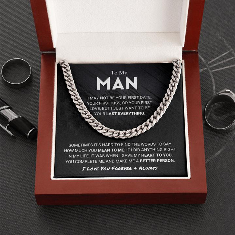 My Man - Last Everything - Cuban Link Chain - Thegiftio UK