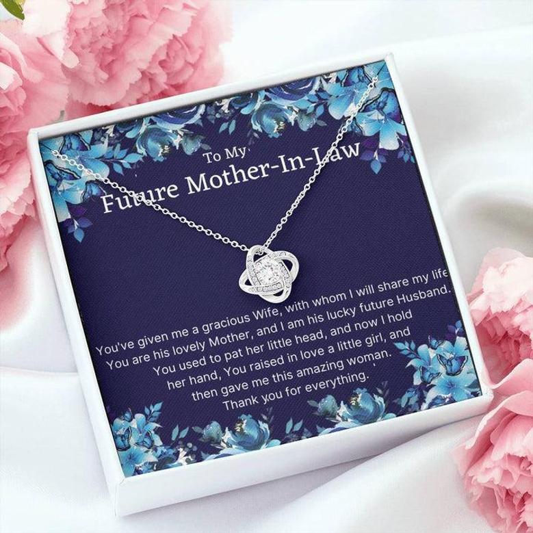To My Future Mother-In-Law - Love Knot Necklace - From Future Son-In-Law