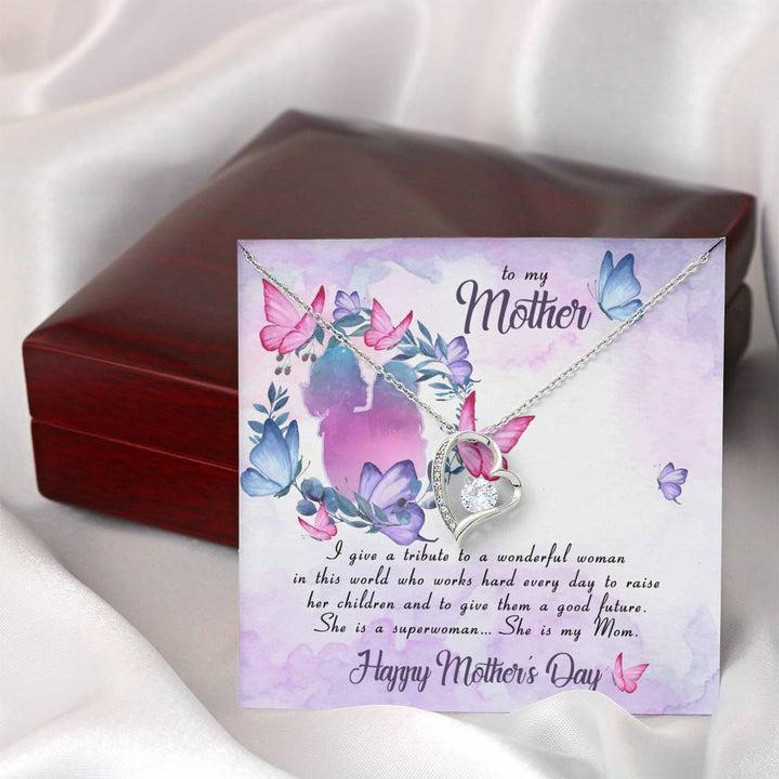 To My Mother - Forever Love Necklace - Gift For Mom - Best Mother's Day Presents