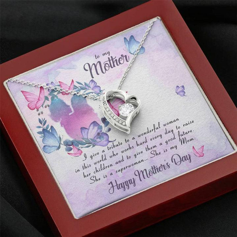 To My Mother - Forever Love Necklace - Gift For Mom - Best Mother's Day Presents