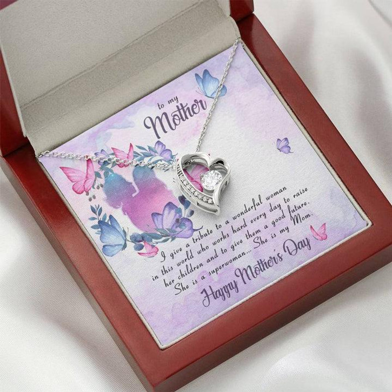 To My Mother - Forever Love Necklace - Gift For Mom - Best Mother's Day Presents