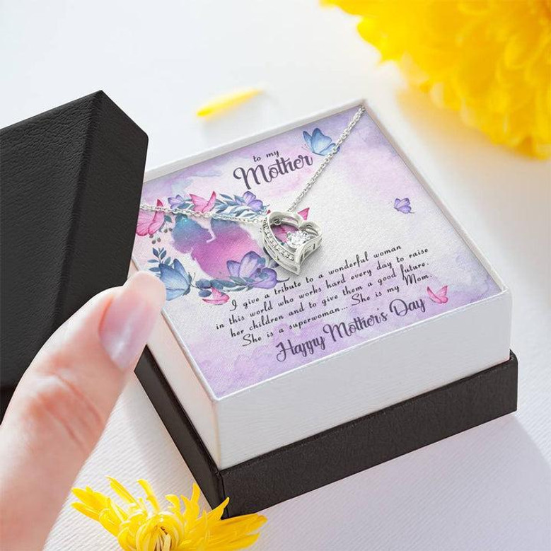 To My Mother - Forever Love Necklace - Gift For Mom - Best Mother's Day Presents