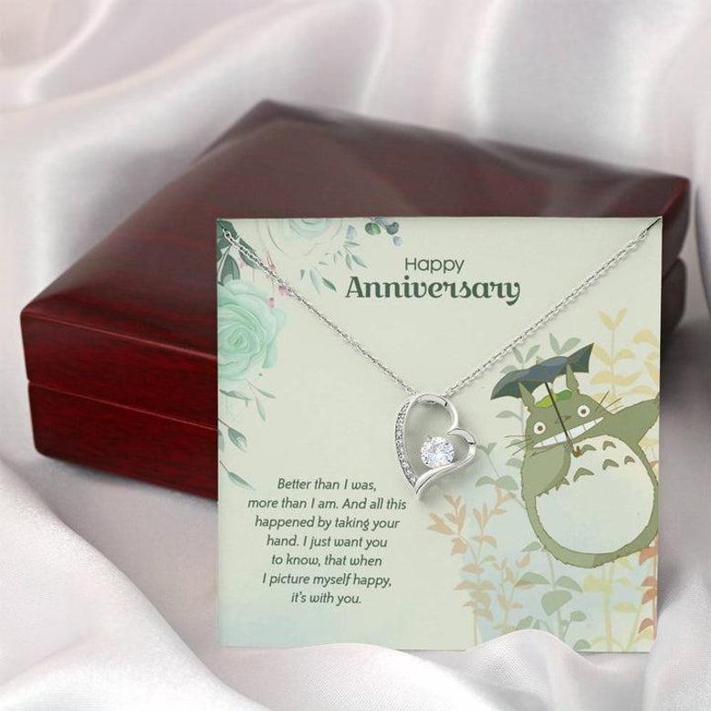 Totoro Anniversary Edition Lucky To Have You - Forever Love Necklace