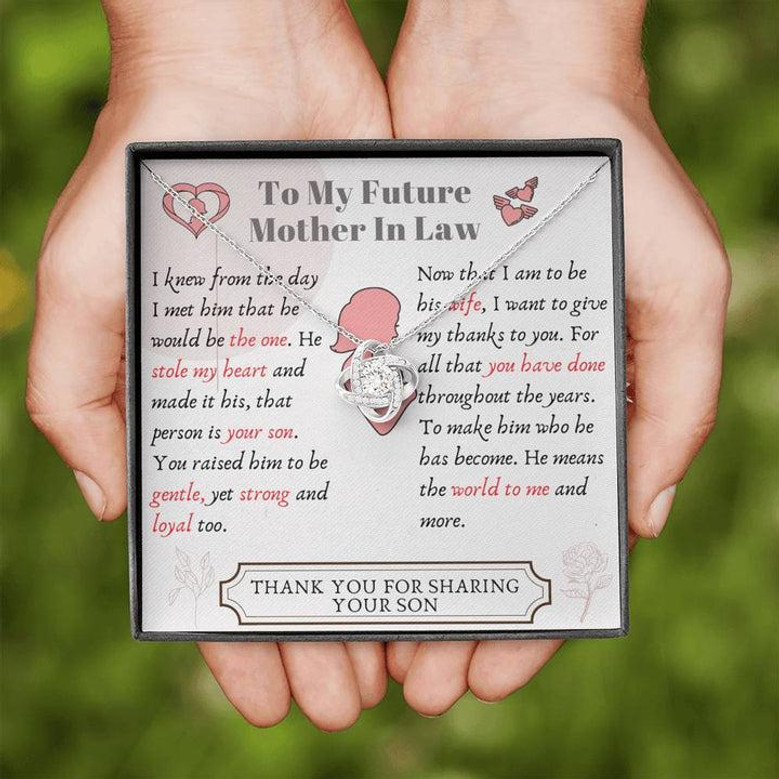 Future Mother In Law Love Knot Necklace