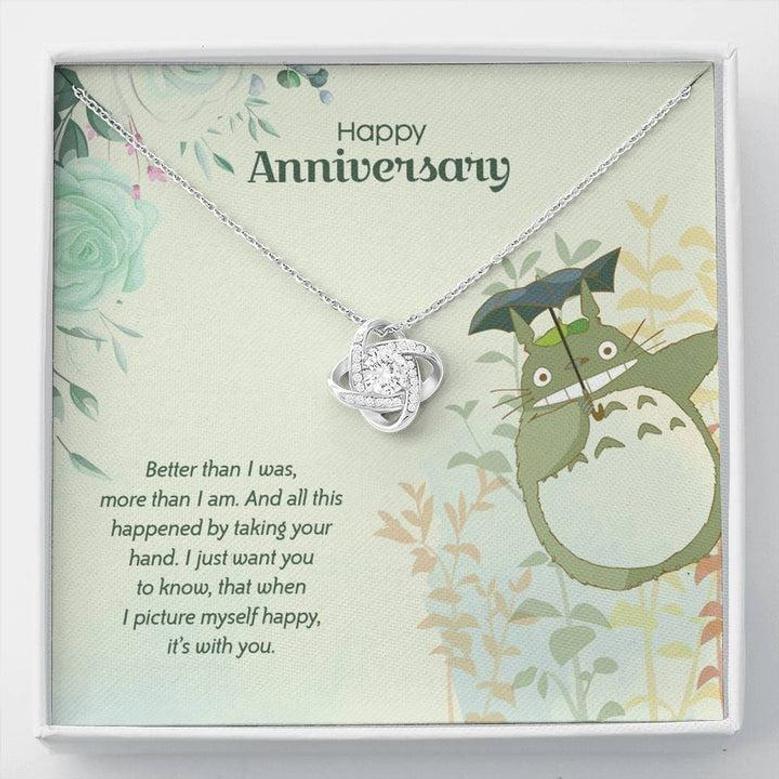 Totoro Anniversary Edition Lucky To Have You - Love Knot Necklace